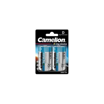 Alkalická primární baterie 1,5V, 21000 mAh, D, blistr 2ks