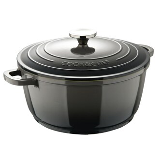 BERGNER Kastrol litinový s poklicí EXCALIBUR 28 cm šedá BG-36102-GY