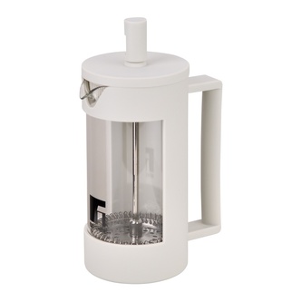 BERGNER Konvice na čaj a kávu LINES French Press 350 ml bílá BG-38360-GY