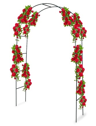 KINZO Zahradní oblouk na růže brána 240 x 140 cm ED-230499