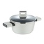 BERGNER Hrnec s poklicí s nepřilnavým povrchem LINES 24 cm BG-56092-GY