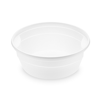 Miska (PP) biela Ø127mm 350ml [50 ks]
