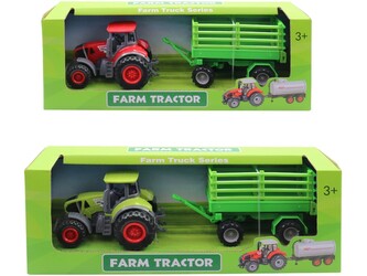 Traktor s přívěsem, 21 cm