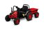 Pojazd akumulator traktor Hector red