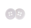 Knoflík - sada 6 ks - Bílá - průměr 15 mm