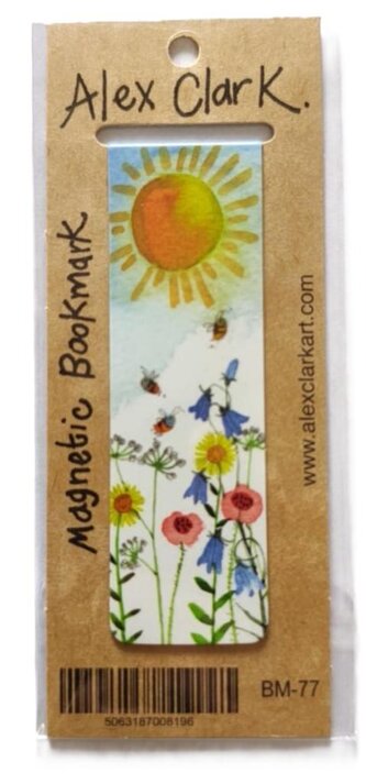 Zakładka do książki BM77 Słońce i kwiaty