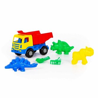 Polesie 93240 Zestaw do piasku Nr 643 Miraż Samochód-wywrotka + akcesoria