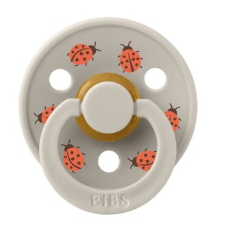 BIBS 20025214C Smoczek uspokajający STUDIO COLOUR LADYBUG FRIENDS SAND M kauczuk