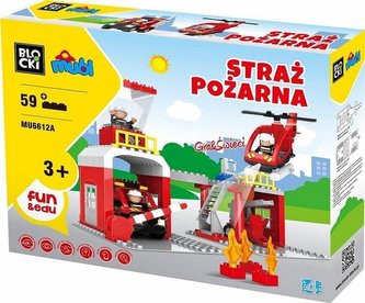 Klocki Blocki Mubi Straż Pożarna 59 el.