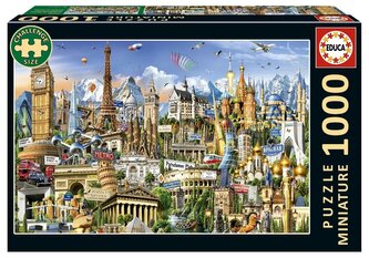 Puzzle 1000 Symbole Europy miniatura