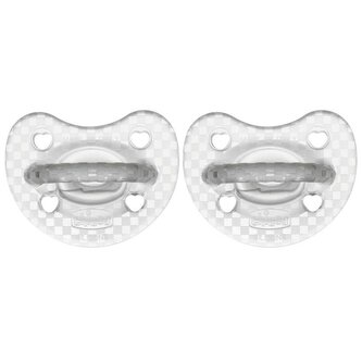 CHICCO 00073088310000 Smoczek PF CRYSTAL 2-6 2szt