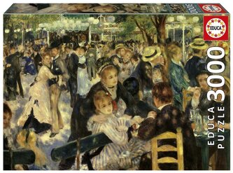 Puzzle 3000 Bal w Moulin de la Galette, Renoir