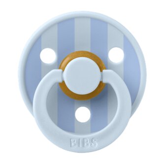 BIBS 10022231C Smoczek uspokajający STUDIO COLOUR BABY BLUE/DUSTY BLUE S kauczuk