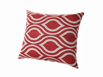 Povlak na polštářek Geometry červený 3 - 40x40 cm (45) - zvýhodněný produkt