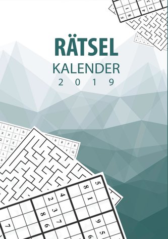Rätsel Kalender 2019 - Terminplaner & Kalender 2019 mit 90 Rätseln