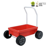 PLASTO Chodzik Wózek z cichymi kołami Od 10 mc Kolor czerwony PLA1068