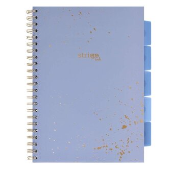 Kołozeszyt Pads A4/100K kratka Marmur niebieski