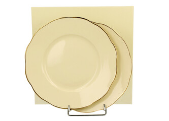 ECRU Komplet 2 talerze deserowe CLARK