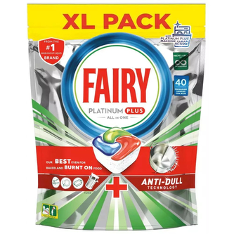 FAIRY Kapsułki PLATINUM PLUS 40szt do zmywarki Original 620g
