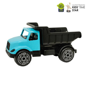 PLASTO Wielka wywrotka 60 cm z cichymi kołami. Kolor turkusowy pla1096