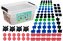 TOY2 Kindergarten II, 100 dílů, set kolejových spojek