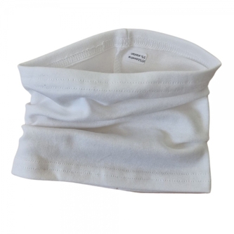 Bavlněný nákrčník - bílý; 56/62 (0-3m)