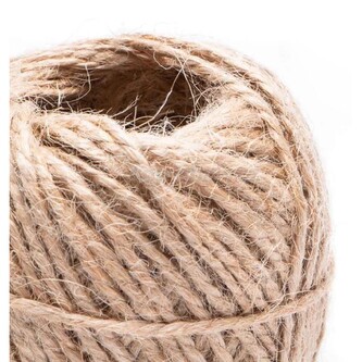 Jutový provázek 1,75 mm, 133 m, 200 g - natur