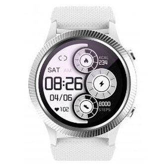 Smart hodinky CARNEO Athlete Smart hodinky GPS Silver