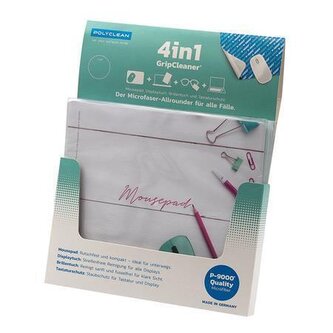 Multifunkční podložka pod myš "GripCleaner", 4v1, WEDO 27199032