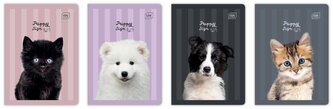 Zeszyt A5/32K 3kol linia 70g UV Puppy Sign (10szt)