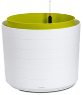 Květináč samozavlažovací Berberis velkoobjemový - bílá + zelená 46 cm