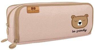 Piórnik 3-komorowy Bebe Friends Miś