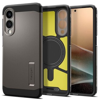 Spigen Tough Armor MagSafe, gunmetal - Samsung Galaxy 2025 E
