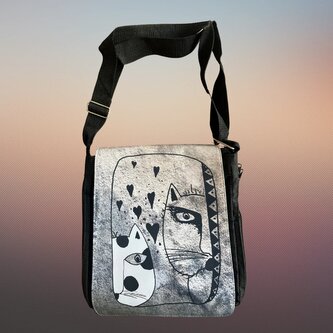 Taška klopa velká - Kočky bobo