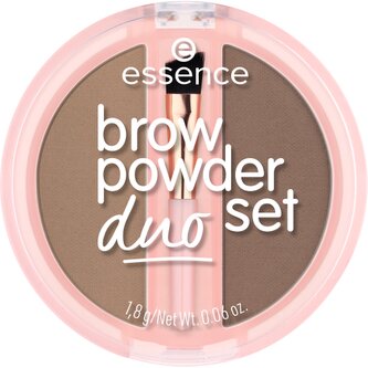 Essence Brow Powder Duo pudr na obočí 01 Light 1,8 g
