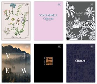 Zeszyt A4/96K kratka M 70g UV mix (5szt)