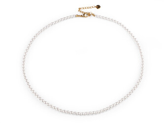 Perlový náhrdelník - 1 ks - 1 bílá perleť
