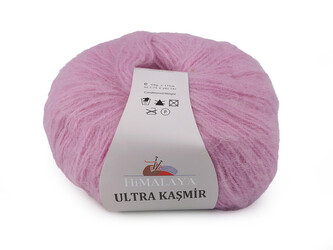 Pletací příze Ultra Kasmir 50 g - 1 ks - 4 (56802) růžová sv.