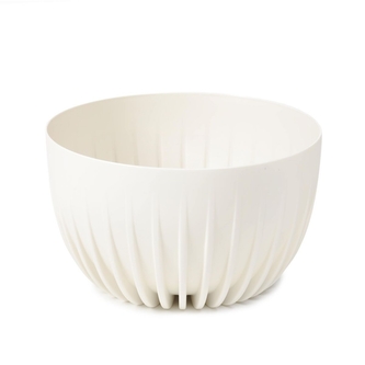 Plastová mísa Mira 240 mm, bílá