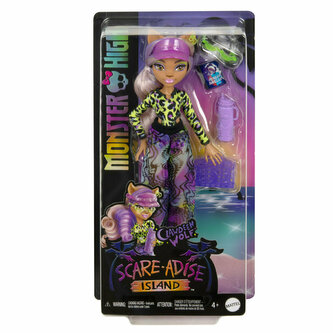Monster High Lalka Clawdeen Wolf Wyspa Straszy-Raj HRP67 MATTEL Monster High Lalka Clawdeen Wolf Wyspa Straszy-Raj HRP67 MATTEL