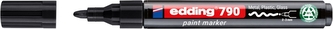 Lakový popisovač EDDING 790 PCR, černý