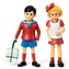 Figurki Tommy i Annika Pippi