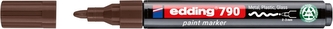Lakový popisovač EDDING 790 PCR, hnědý