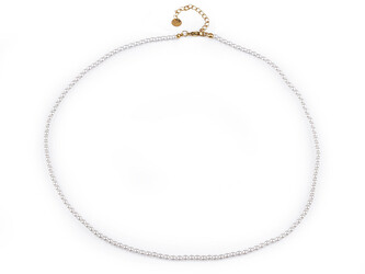 Perlový náhrdelník - 1 ks - 1 bílá