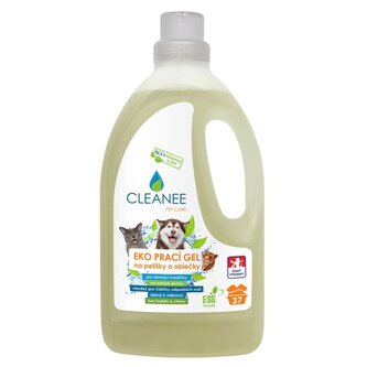 CLEANEE PET CARE EKO Prací gel na pelíšky a oblečky pro domácí mazlíčky 1,5 l
