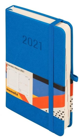 Kalendarz 2021 Memofix B6 Niebieski DNS ANTRA