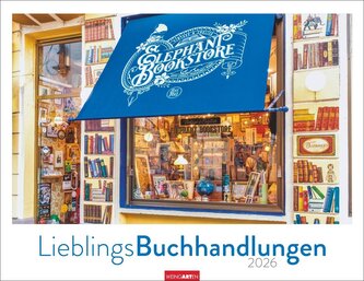 Lieblings-Buchhandlungen Kalender 2026