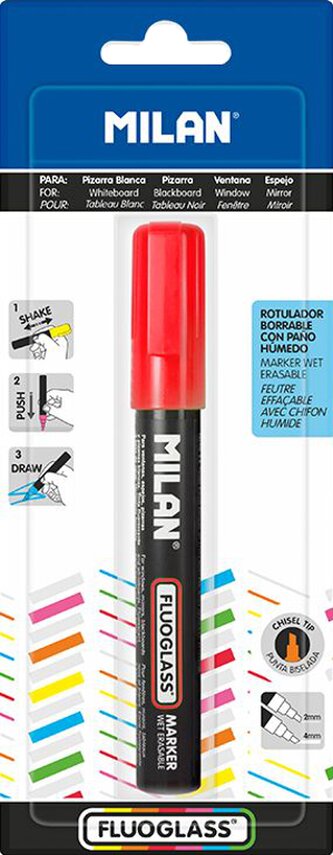 značkovač Milan křídový červený