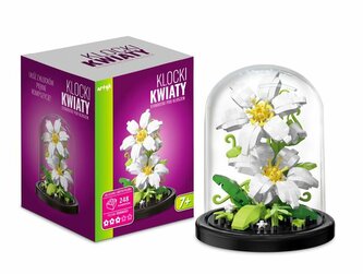 Klocki kwiaty Stokrotki pod kloszem 248el 136955