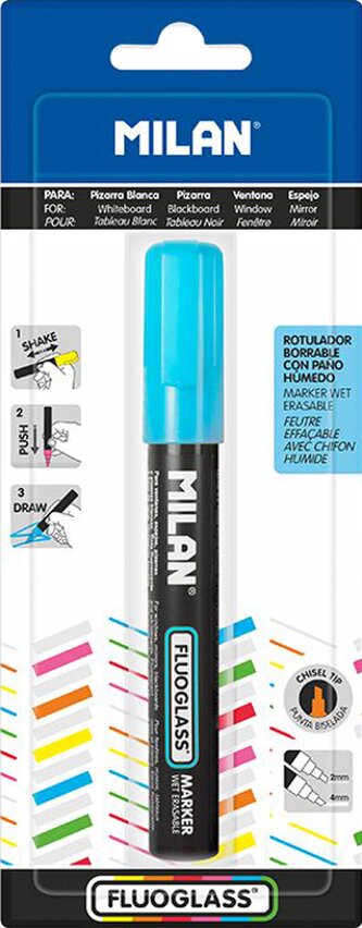 značkovač Milan křídový modrý